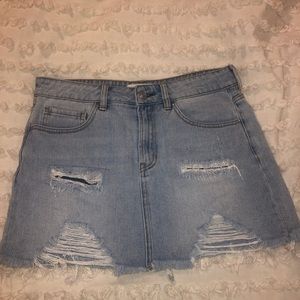 pacsun jean skirt size 27